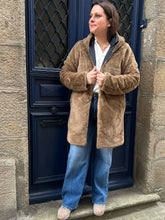 Charger l&#39;image dans la galerie, Parka reversible longue noir
