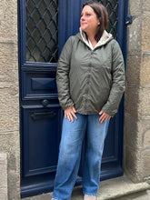 Charger l&#39;image dans la galerie, Parka reversible courte kaki
