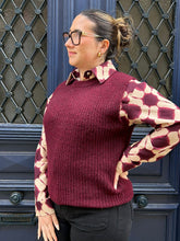 Charger l&#39;image dans la galerie, Chemise Nahara Bordeaux
