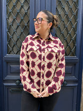 Charger l&#39;image dans la galerie, Chemise Nahara Bordeaux
