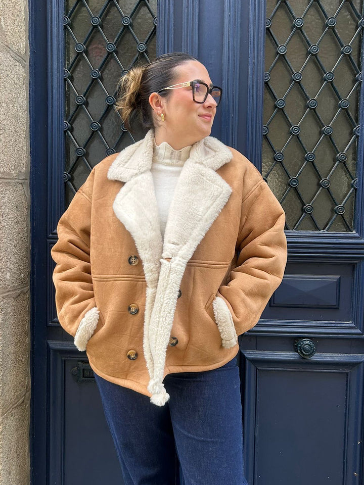Manteau camel Josie