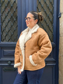 Manteau camel Josie