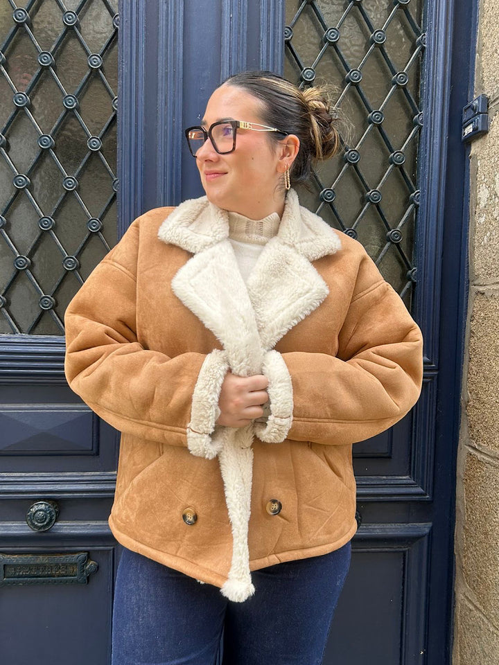 Manteau camel Josie