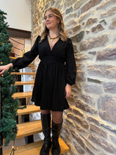 Charger l&#39;image dans la galerie, Robe Natalia noire
