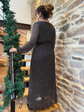 Charger l&#39;image dans la galerie, Robe longue Snow argenté
