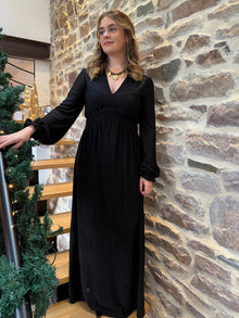 Robe longue Lucia noire
