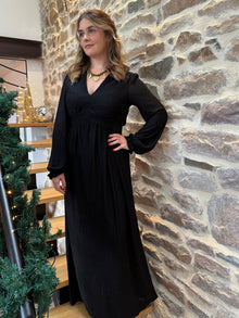Robe longue Lucia noire