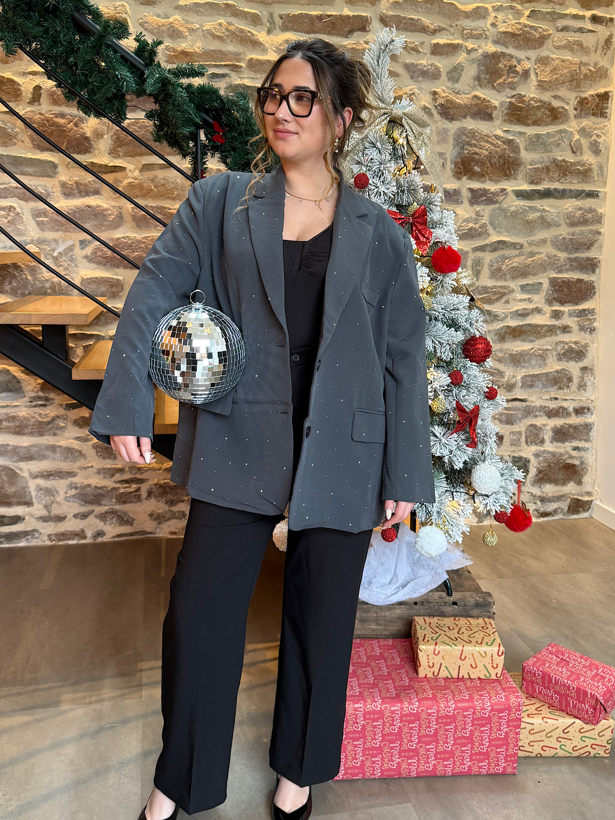 Blazer gris Noa