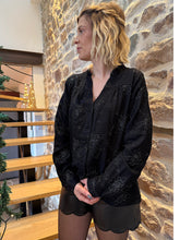 Charger l&#39;image dans la galerie, Blouse Noela noir

