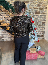 Charger l&#39;image dans la galerie, Blouse sequins Solandra
