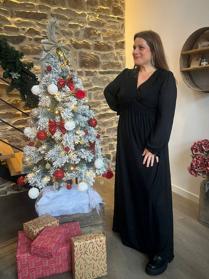 Robe longue Lucia noire