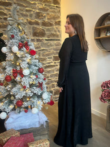 Robe longue Lucia noire