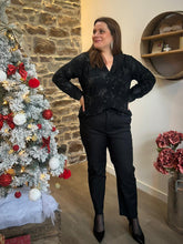 Charger l&#39;image dans la galerie, Pantalon Crystal noir
