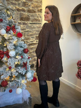 Charger l&#39;image dans la galerie, Robe Natacha café
