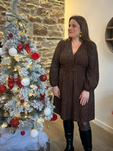 Charger l&#39;image dans la galerie, Robe Natacha café
