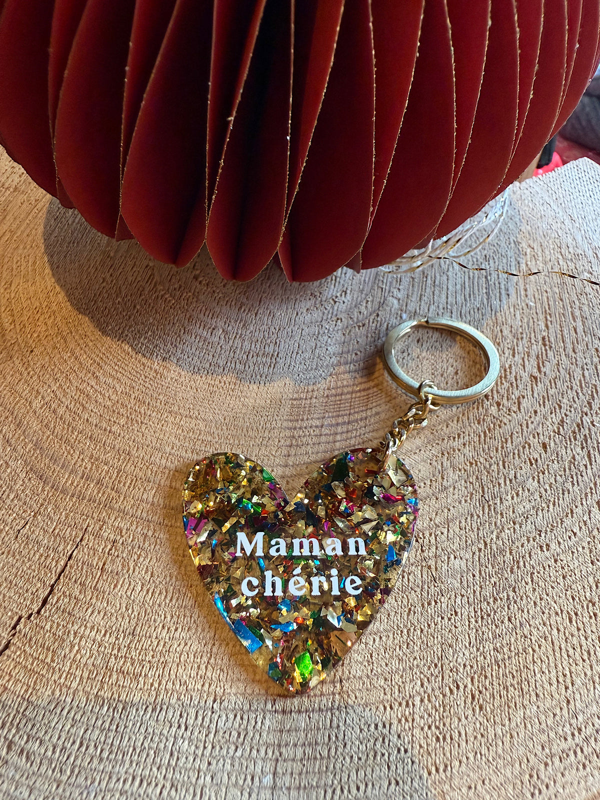 Porte-clés maman chérie