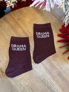 Chaussettes DRAMA bordeaux