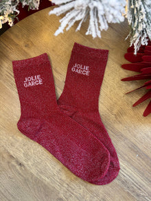 Chaussettes GARCE rouge