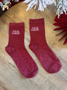 Chaussettes GARCE rouge