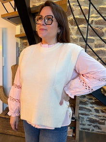 Pull Theaelle écru