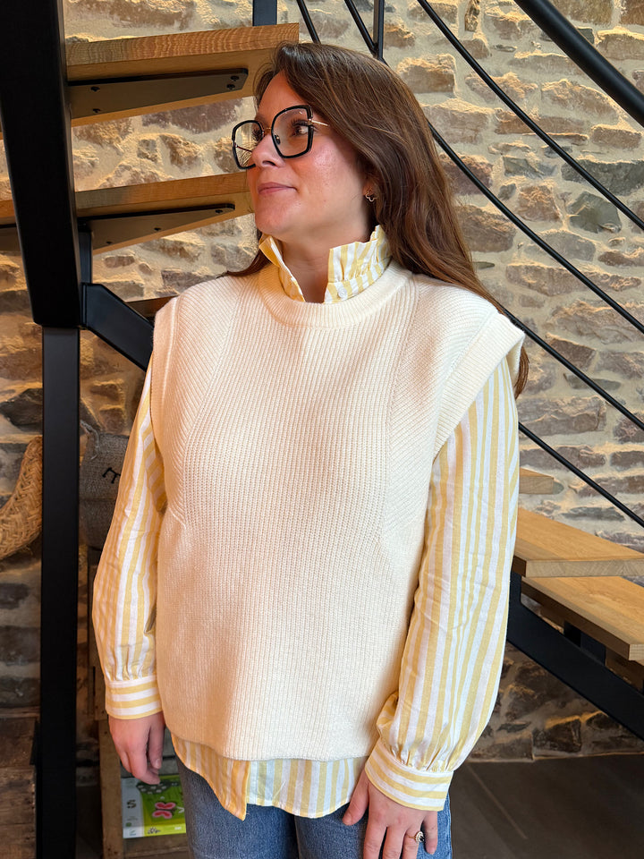 Pull Theaelle écru