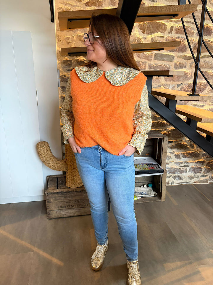 Pull sans manches Elia