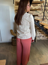 Charger l'image dans la galerie, Pantalon fluide vieux rose Nora
