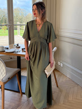 Charger l'image dans la galerie, Robe azel Kaki
