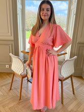 Charger l'image dans la galerie, Robe Azel saumon
