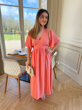 Charger l'image dans la galerie, Robe Azel saumon
