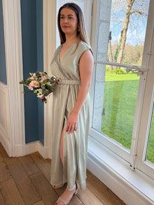 Robe Diane vert d'eau