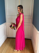 Charger l'image dans la galerie, Robe Ophelie fuchsia
