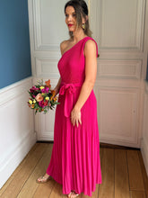 Charger l'image dans la galerie, Robe Ophelie fuchsia

