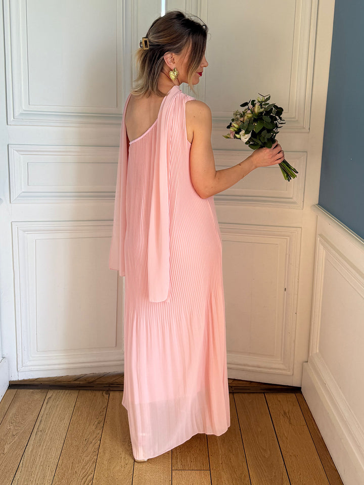 Robe Ophelie rose pale