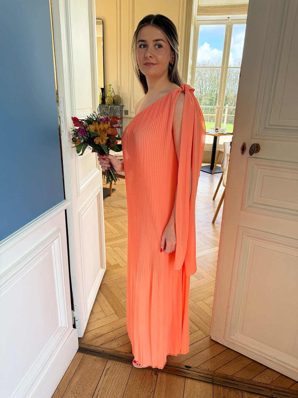 Robe Ophelie Saumon