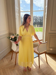 Robe jaune fluide bastia