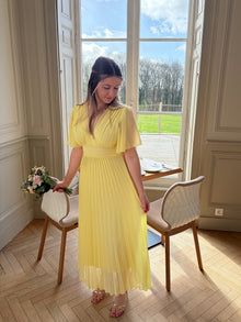 Robe jaune fluide bastia