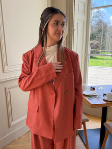 Veste blazer Monia terracotta