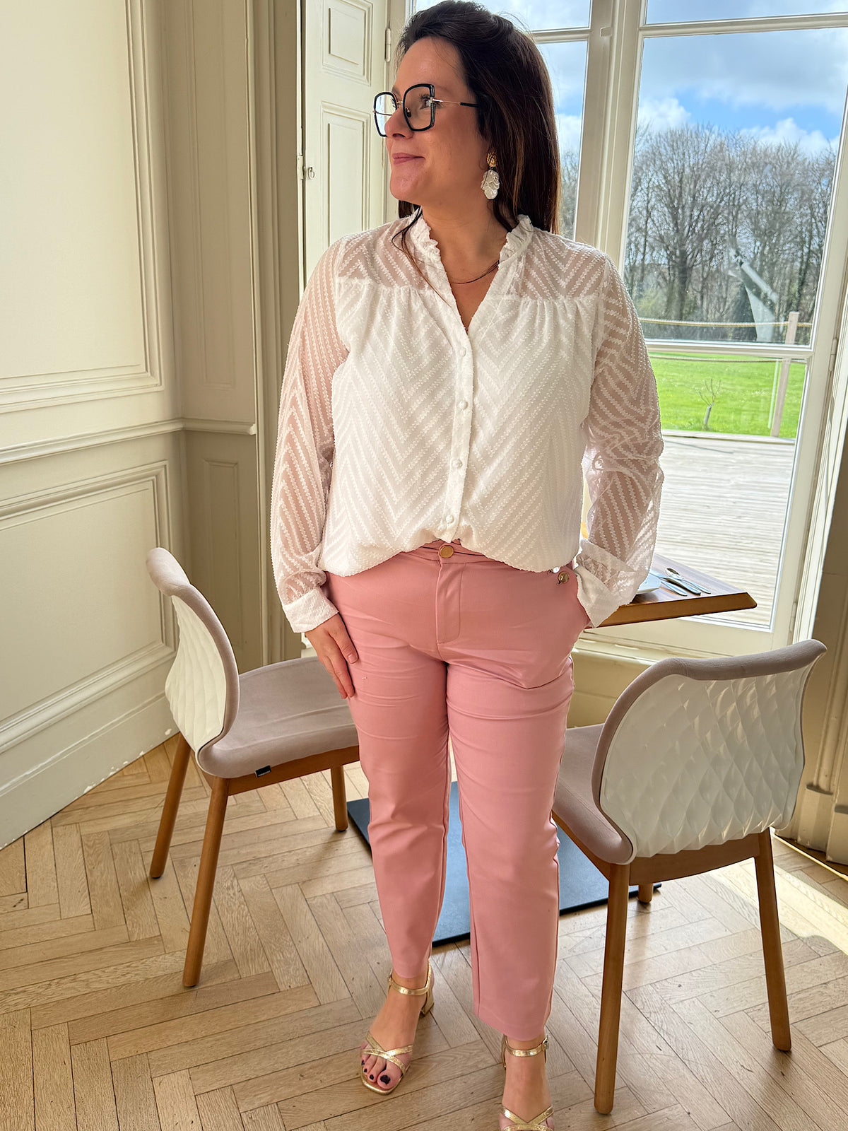 Pantalon rose Melody