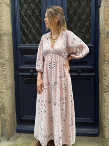 Robe Bertille rose pale