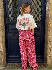 T-shirt blanc manches courtes Sea