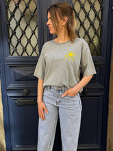 Charger l'image dans la galerie, T-shirt gris manches courtes Sun
