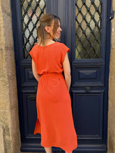 Charger l'image dans la galerie, Robe longue orange Alma
