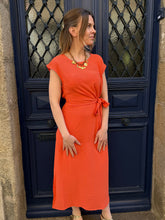 Charger l'image dans la galerie, Robe longue orange Alma
