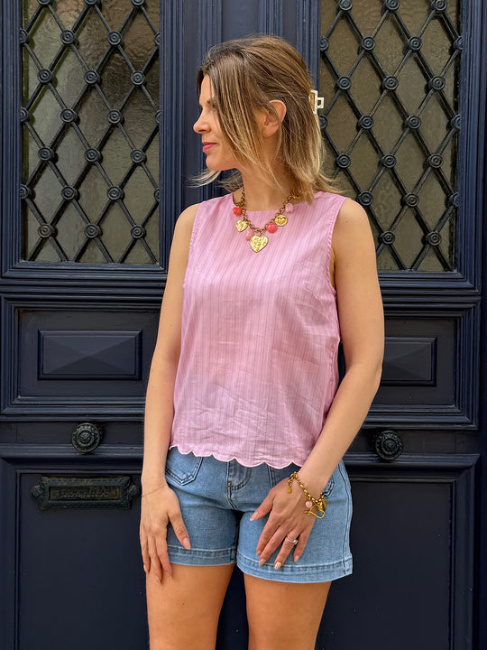 Short en jean Léandro