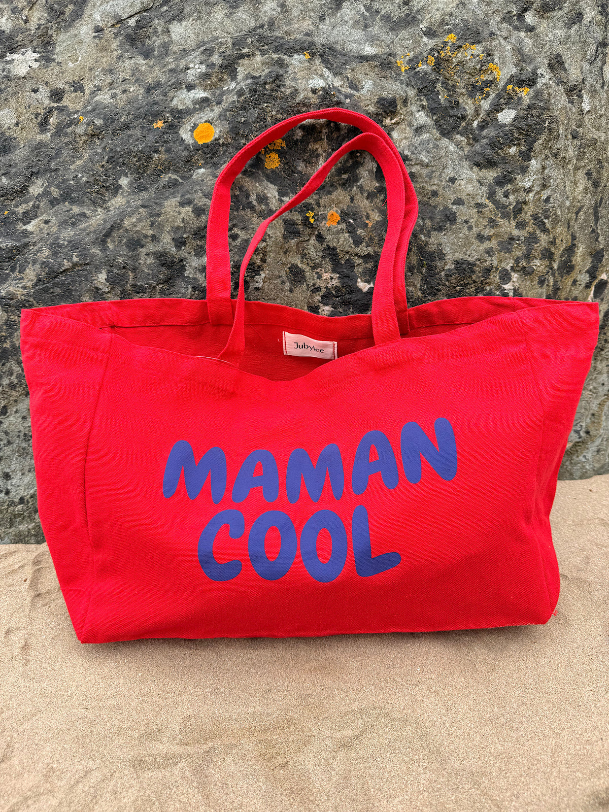 Sac cabas Maman Cool rouge