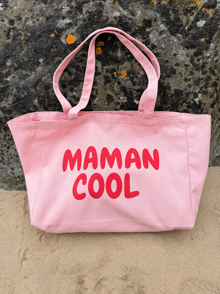 Sac cabas Maman Cool rose