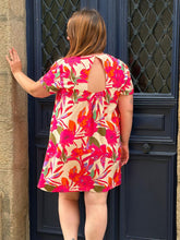 Charger l'image dans la galerie, Robe short courte imprimé floral Azia
