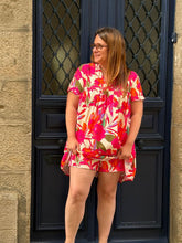 Charger l'image dans la galerie, Robe short courte imprimé floral Azia
