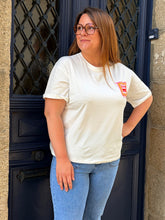 Charger l'image dans la galerie, Tshirt blanc imprimé crabe Agathe
